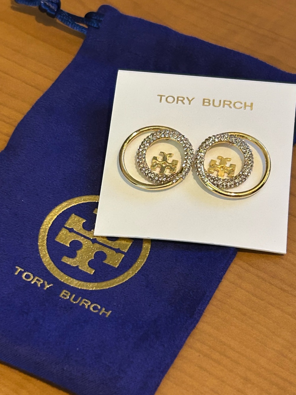 Tory Burch Open Miller Stud Earrings